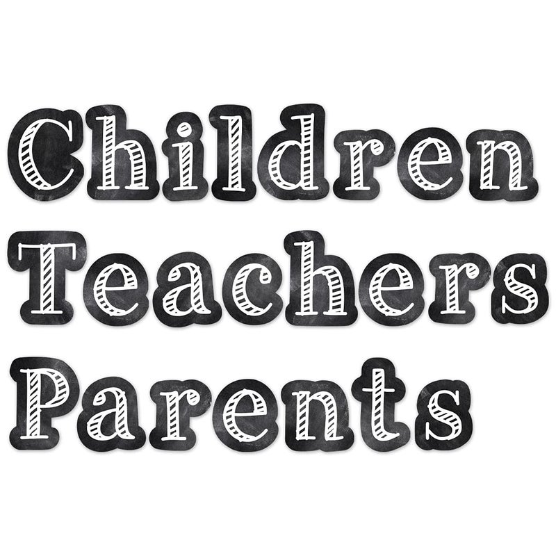 Creative Teaching Press CTP Chalkboard Punch-Out Letters for Classroom â€“ Essential Homeschool Supplies â€“ Top Back to School Supplies Creative Teaching Press - Image 4